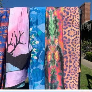 COPY - Teeki leggings deer medicine and leopard